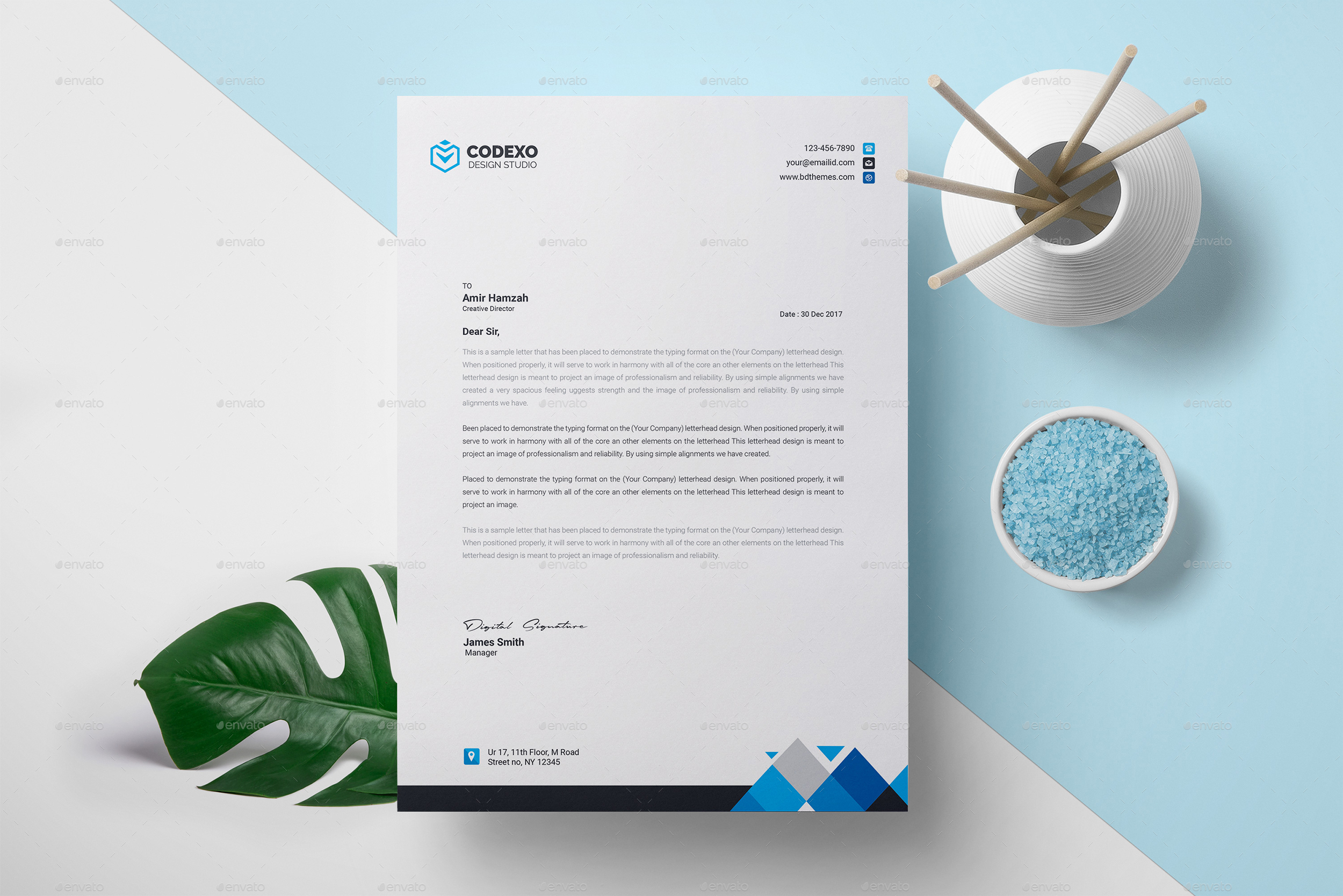 Letterhead Template, Print Templates GraphicRiver